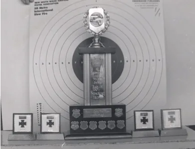 An early photograph of the Badcoe trophy